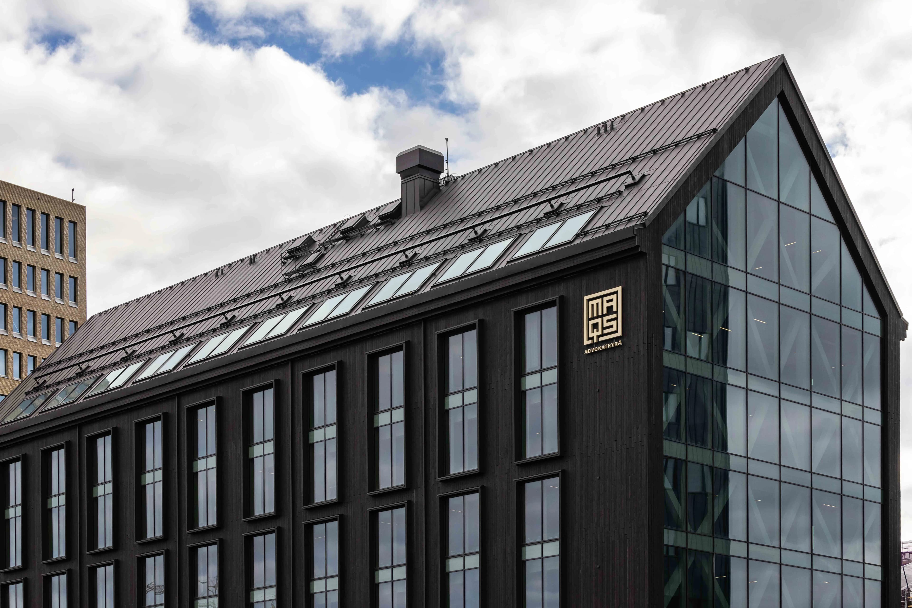 Fasad på MAQS advokatbyrås huvudkontor i Göteborg